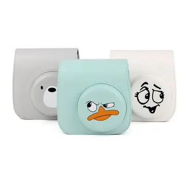 適用於富士Instax Mini 11 9 8 12相機的包,藝術家油畫PU皮革即時保護套,相機配件 8 最佳銷售 instax mini 8 相機包 - №6