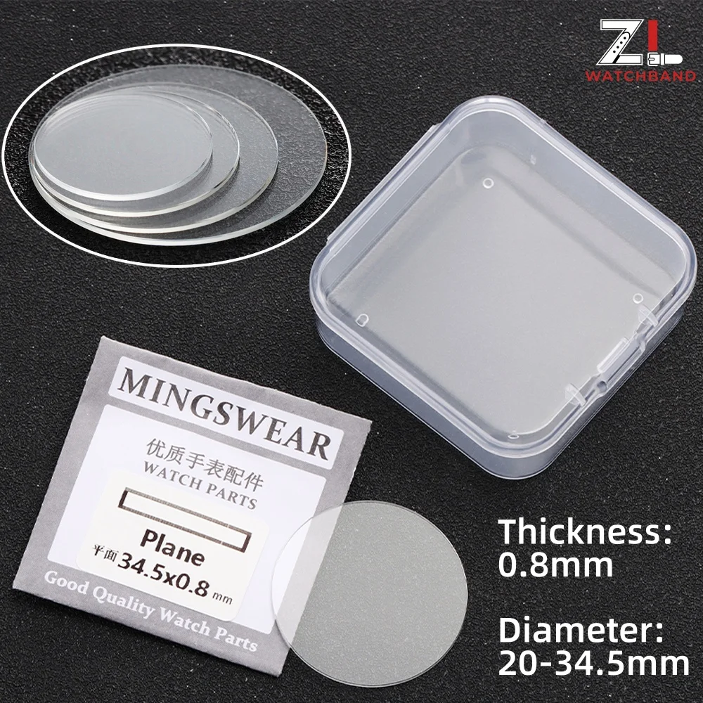 Ketebalan 0.8mm Diameter 20-34 - Watch Crystal Replacement ulasan dan harga