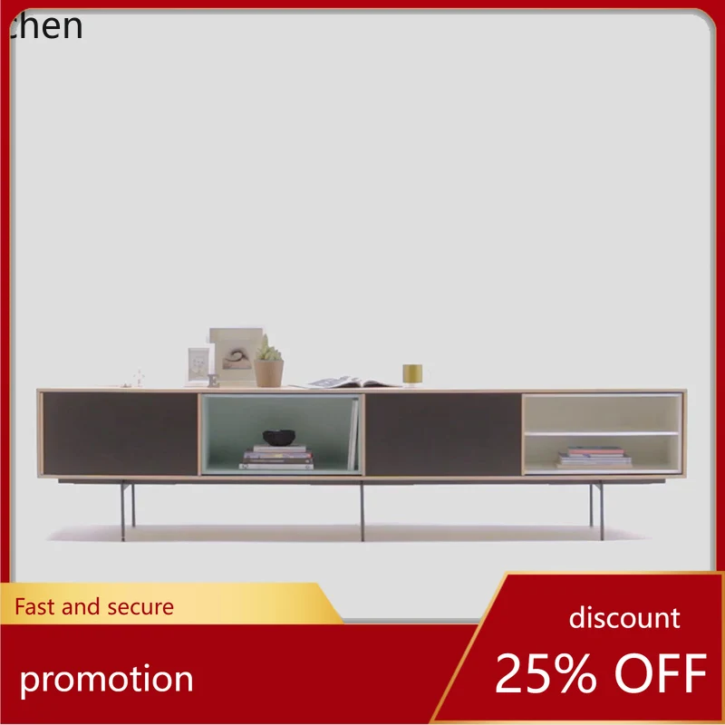 

Шкаф ZMLTV из массива дерева, современный, простой, в стиле лёгкой роскоши, минималистичный, для гостиной и спальни, экологичный.