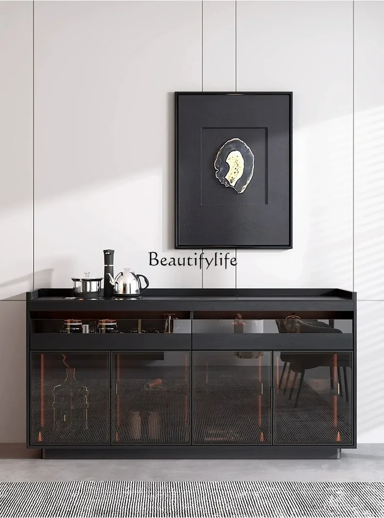 

FG52Multifunctional rock slab dining side cabinet automatic water and tea cabinet