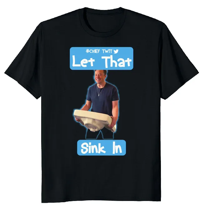 NEW LIMITED Let That Sink In Meme Classic Novelty Tee  Fast ShippingAnime Pattern Summer Clothing