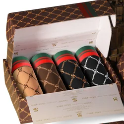 4PCS Gift Box Men's Design Carton Style Cotton Breathable Comfortable Underwear Boxer Briefs