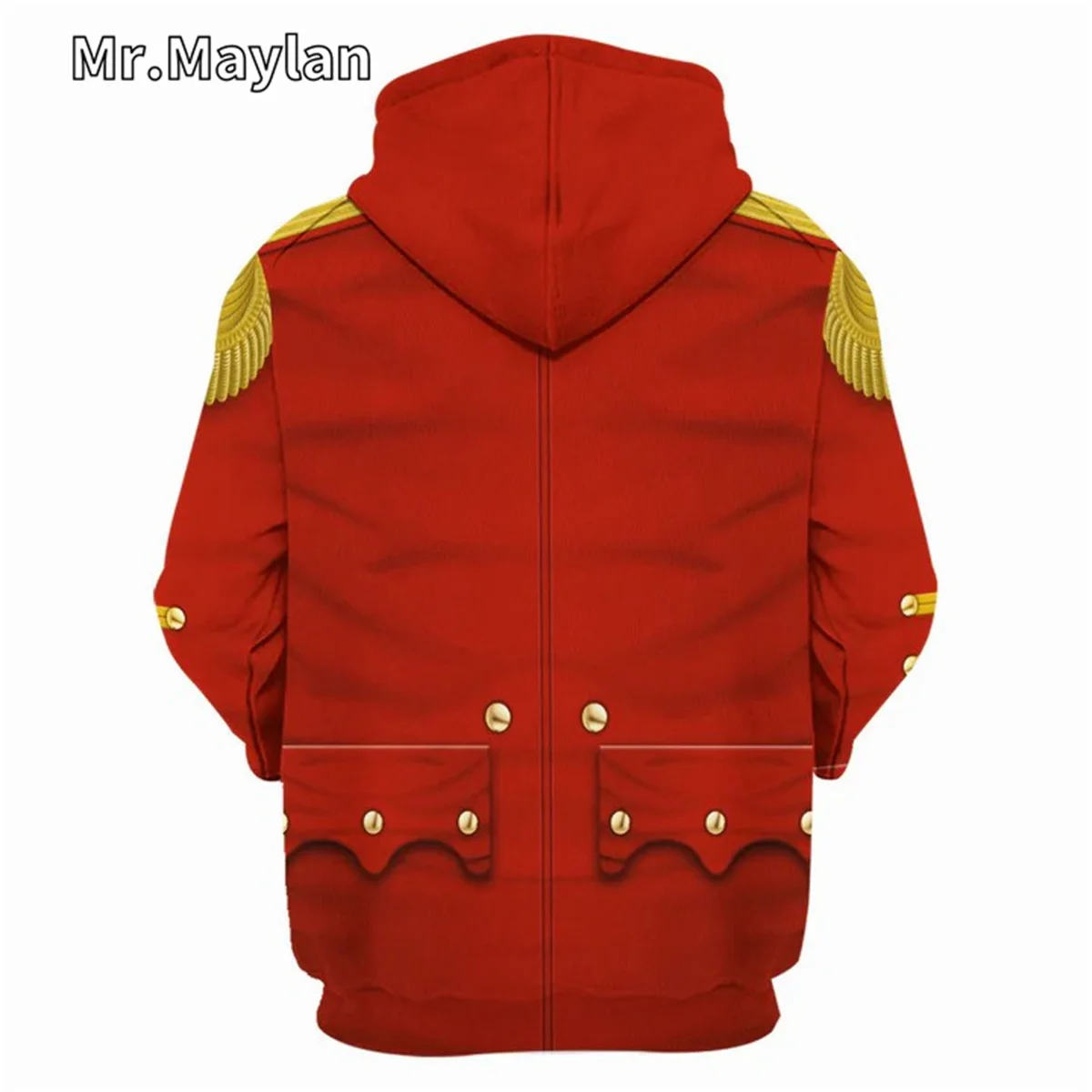 George Washington Uniform Cosplay Costume 3D Unisex Hoodie Men Sweatshirt Streetwear Zip Pullover Casual Jacket Tracksuits-022