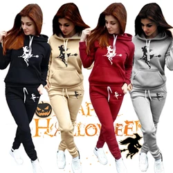 Women's halloween Hoodie suit sportswear Pullover oversize sportswear jogging sportswear All Saints Jogging Suit