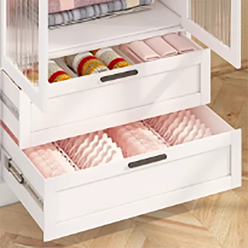 خزانة كبيرة لمجموعة البنات، خزانة تخزين بسيطة، خزانة ملابس مفتوحة للأطفال، ملابس معدنية، أثاث Armario De Ropa #5