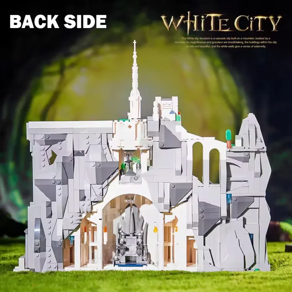 متوفر R-ing MOC Idea Minas Tirith البناء اللبنات الطوب نموذج تجميع لتقوم بها بنفسك لعب للبنين هدية الكريسماس مجموعة