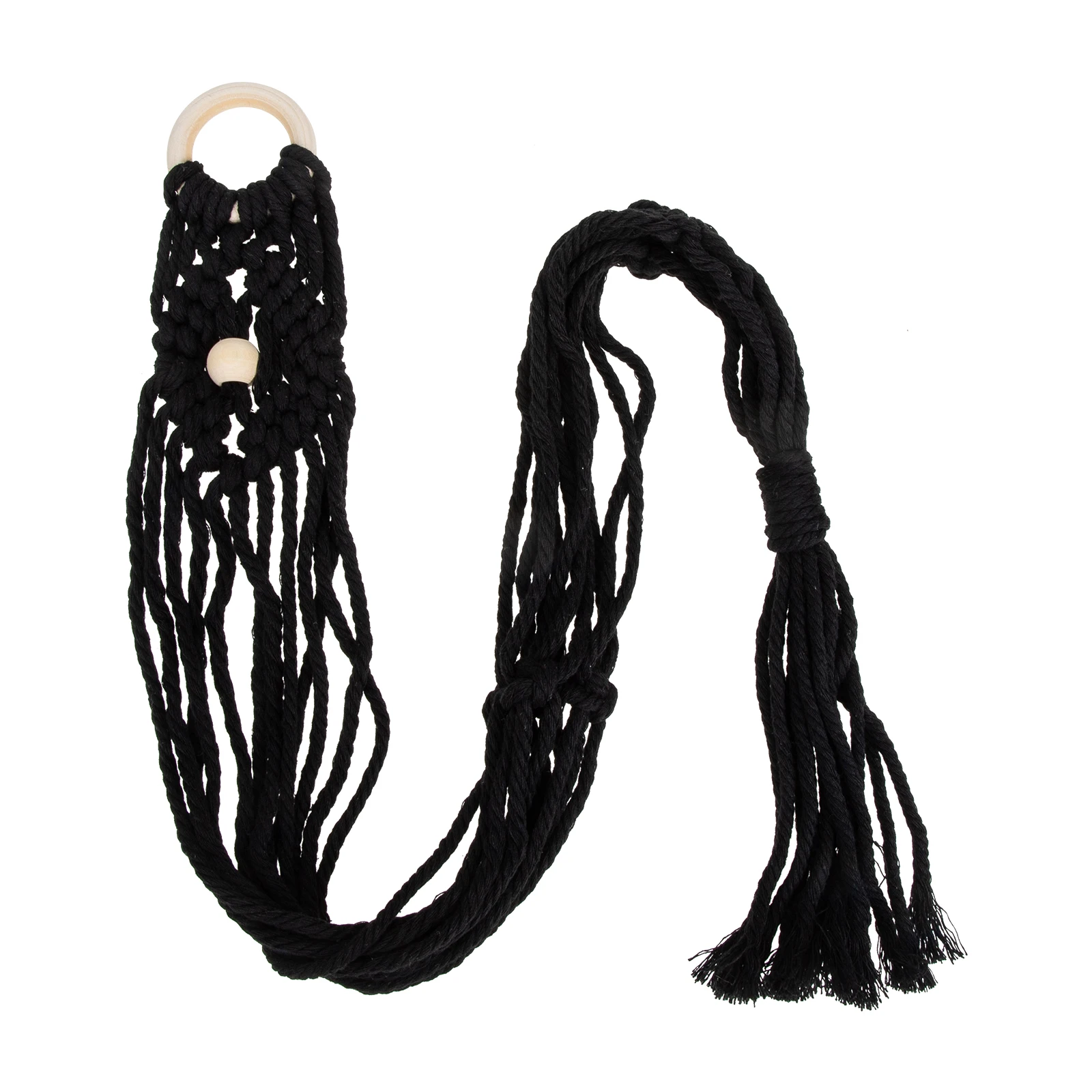

Guitar Wall Mount Holder Woven Macrame Ukulele Hanger Decoration Bracket Cotton Rope Stable Structure Unique Design