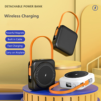 Power Bank 20000mAh 22.5W Fast Charger 15W Macsafe Charger Wireless Auxiliary Battery with Cable Powerbank for iPhone Charger