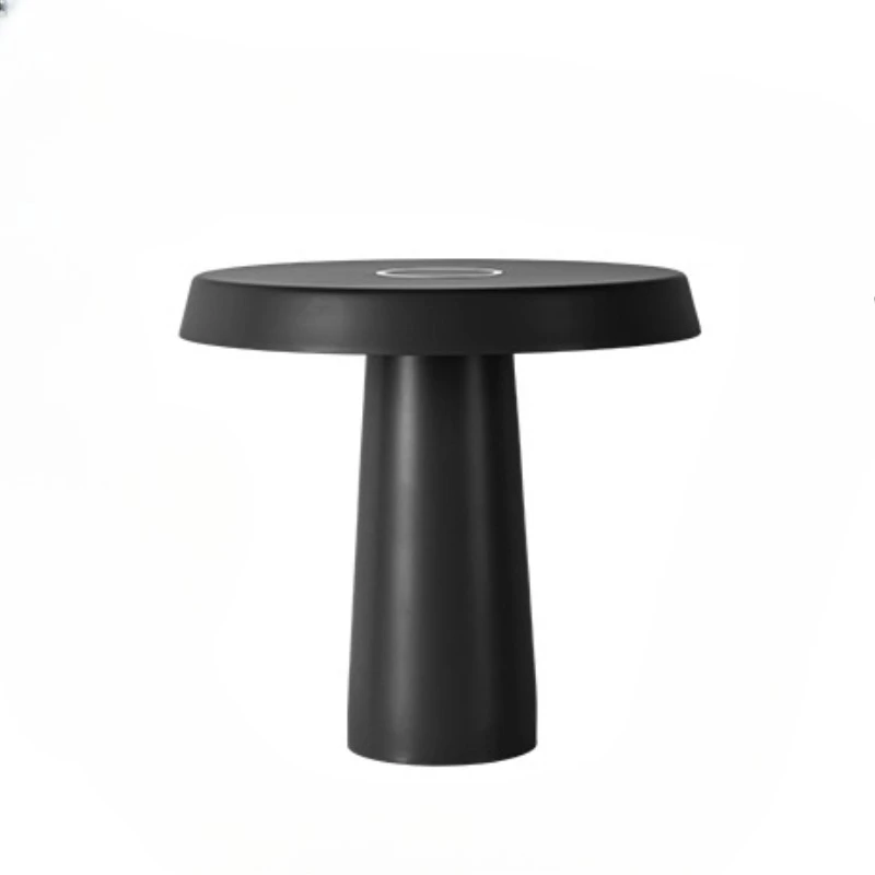 ما بعد الحداثة مخروطي الاكريليك مصابيح طاولة استدارة الحديد عاكس الضوء غرفة المعيشة غرفة نوم دراسة مكتب قابلة للشحن مكتب القراءة الخفيفة