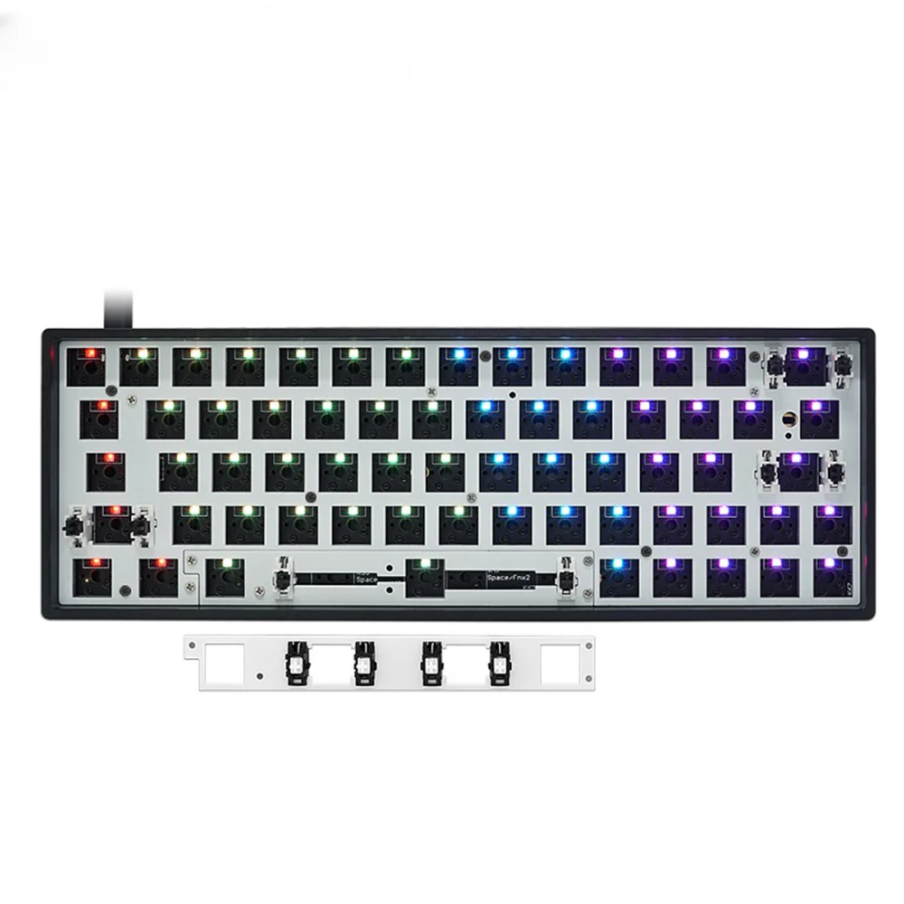 for SKYLOONG GK64 GK64X 60% Custom Rgb Switch Leds Hot Swap PCB Mechanical Gaming Keyboard Kit