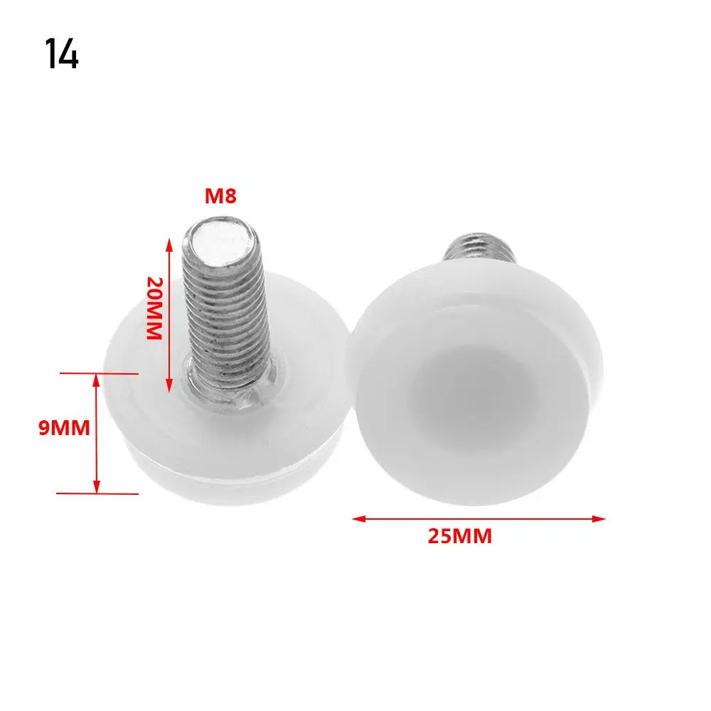 10Pcs Anti-Skid Floor Protector Levelers Screw Chair Feet Level Leveling Feet Furniture Adjustable Bolt Furniture Feet