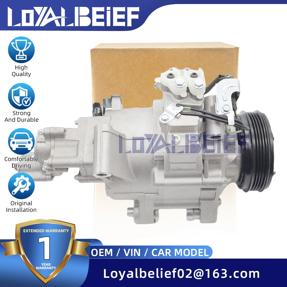 A/C Compressor for Honda Civic VIII 1.3 2006-2012 38810-RMX-A01 38900-RMX-A01 38924-RMX-A01 Sanden 4212 4215 HBC175 38810RMXA01