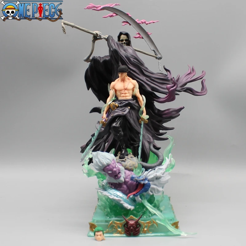 Inventory One Piece Big Fish Straw Hat Group Sauron collectible Birthday Gift Desktop Decoration Cartoon Anime PVC Gk Statue