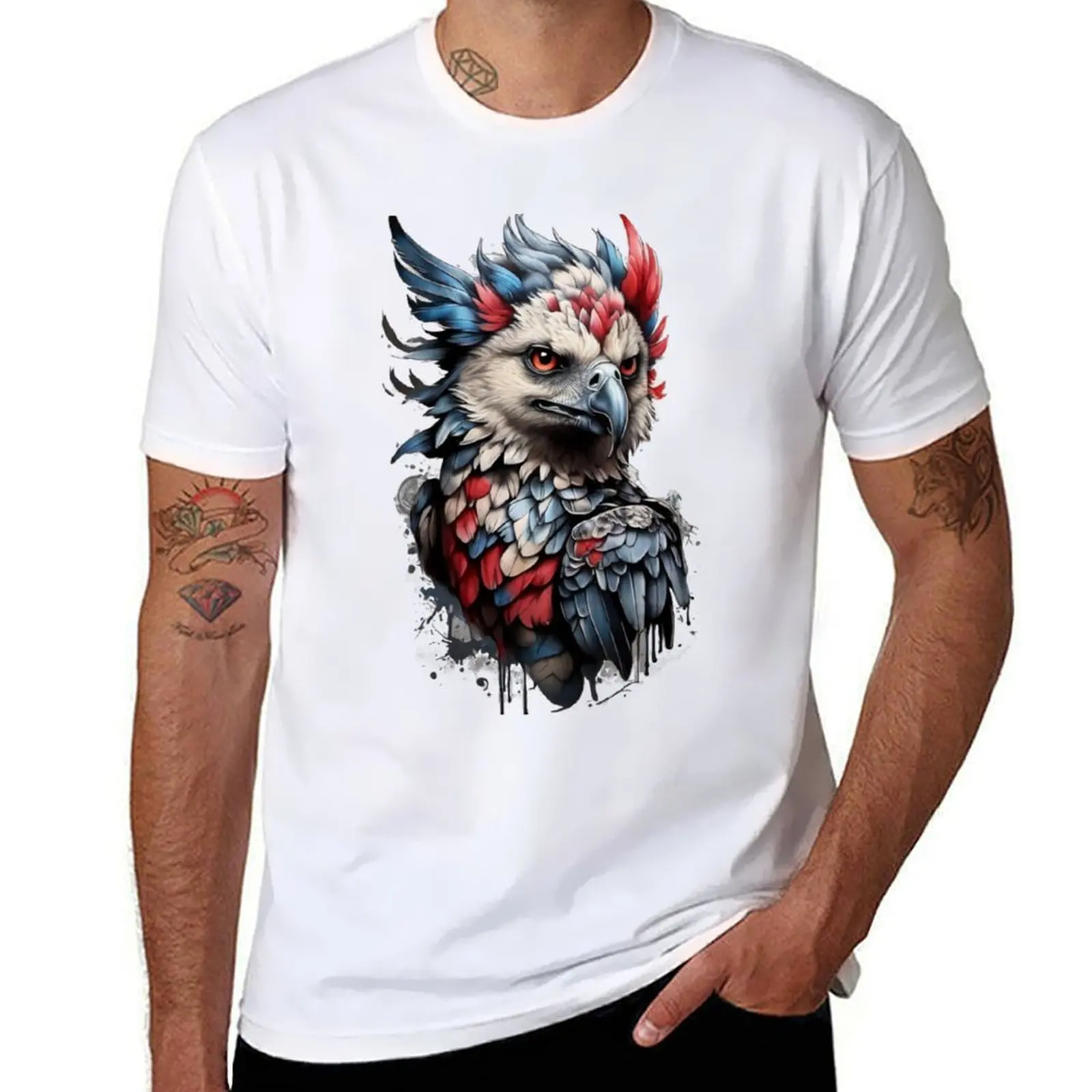

shirts shirt t t T-Shirt man Eagle mens cotton graphic Harpy