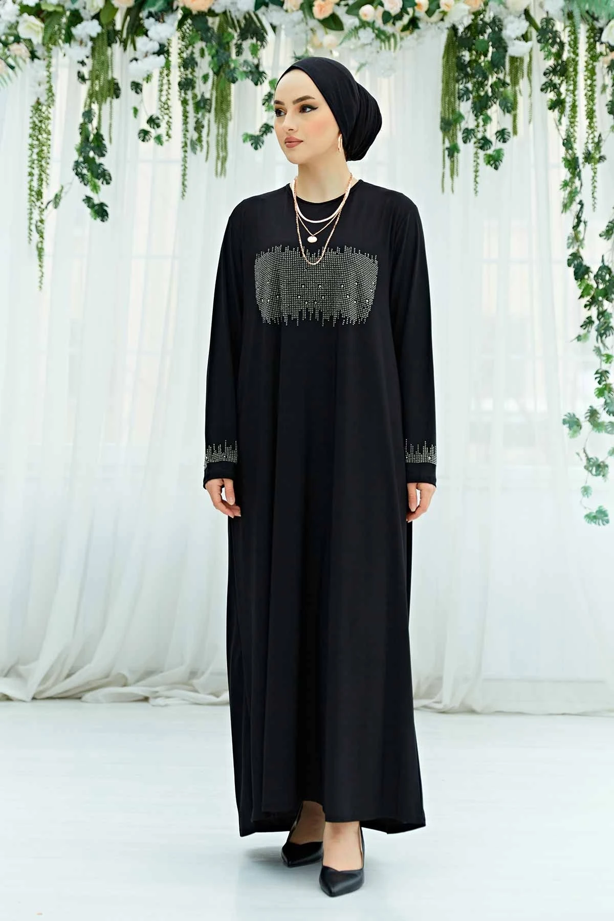 Dress women's dresses 2021 kaftan abaya long Muslim evening dresses hijab abayas Turkish Hijab Party Casual women clothes