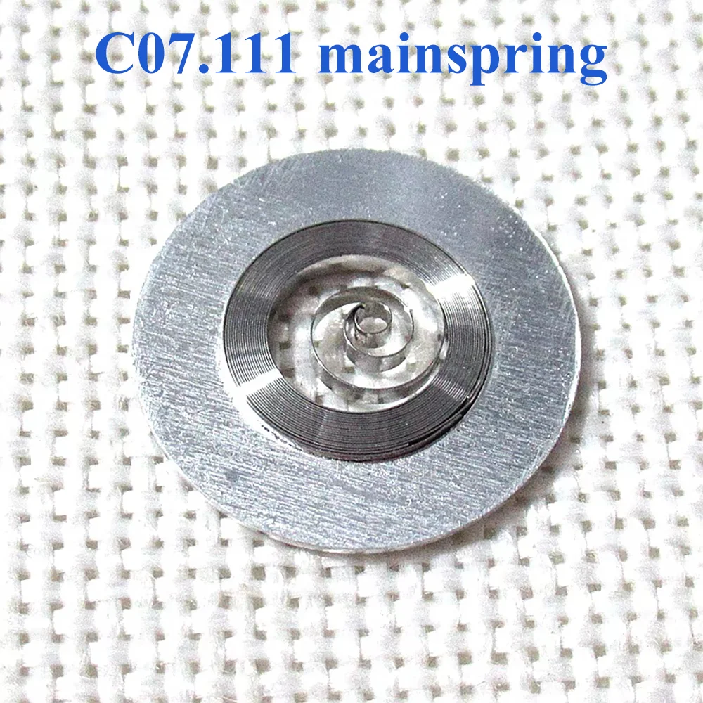 Watch Movement Accessories Mainspring Suitable for C07.111 Movement Clockwork Watch Repair Parts