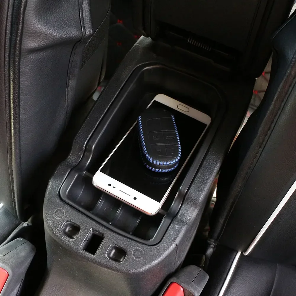 Car Armrest Box Storage Tray for Jeep Compass 2017 2018 2019 2020 Organzier Box Console Container Case Holder Accessories view 3