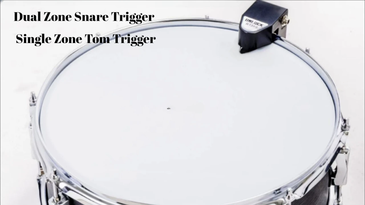 Acoustic Drum Trigger, Compatível com Roland acústico, Tambor elétrico