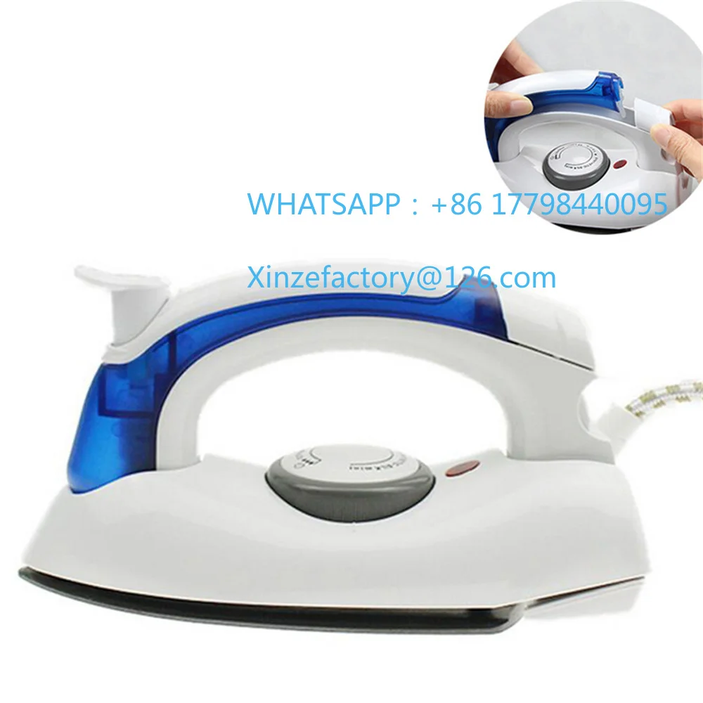 Customizable 700W Hot Mini Electric Portable Foldable Steam Iron Clothes For Home Travelling Soleplate Utility Tool Cloth EU/US