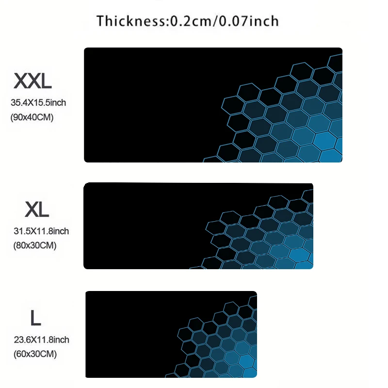 Tappetini per mouse XXL Tappetino per mouse Tappetino per tastiera per computer da gioco Tappetino per mouse Gamer Morbido Tappeto per ufficio Tappetino per tavolo Desktop Tappetino per mouse grande 90x40