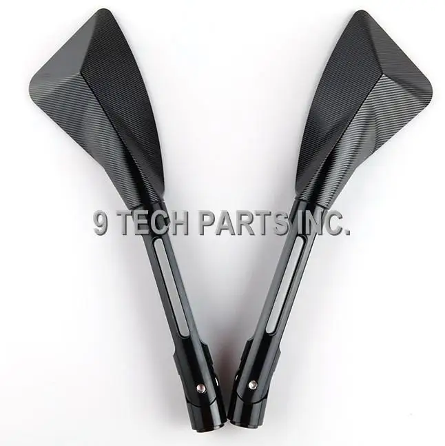 

Универсальное треугольное зеркало с ЧПУ, аксессуары для мотоциклов, задние боковые зеркала, алюминиевый стержень с ЧПУ + пластиковый чехол на голову, полностью черный цвет