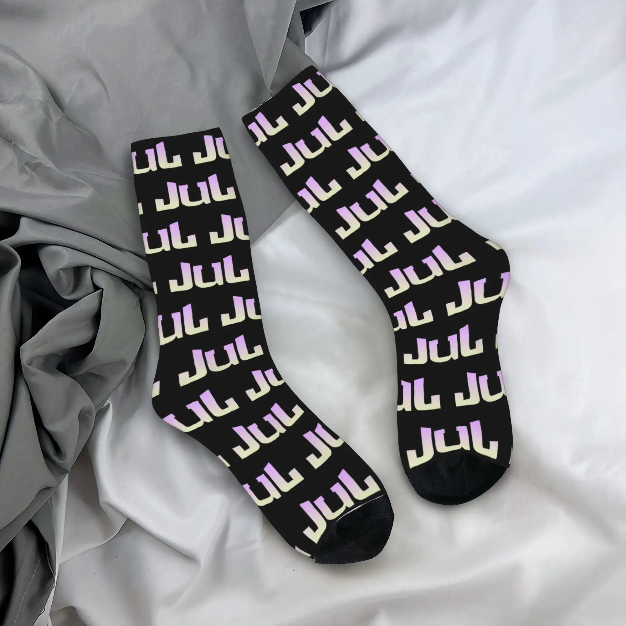 Autumn Winter Harajuku Unisex Jul Rapper Socks  Non-slip Skateboard Socks