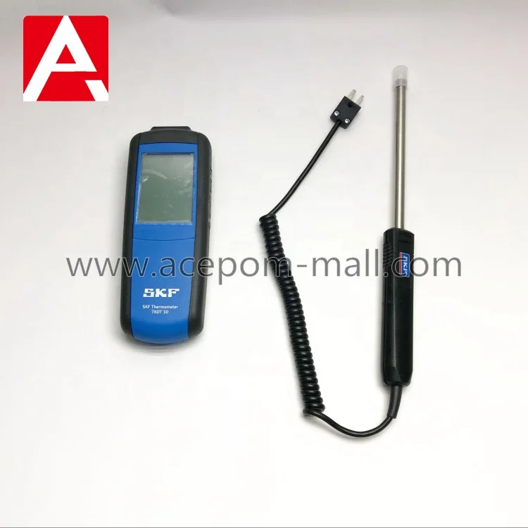 접촉식 온도계 TKDT10 두 개의 온도 프로브 연결됨