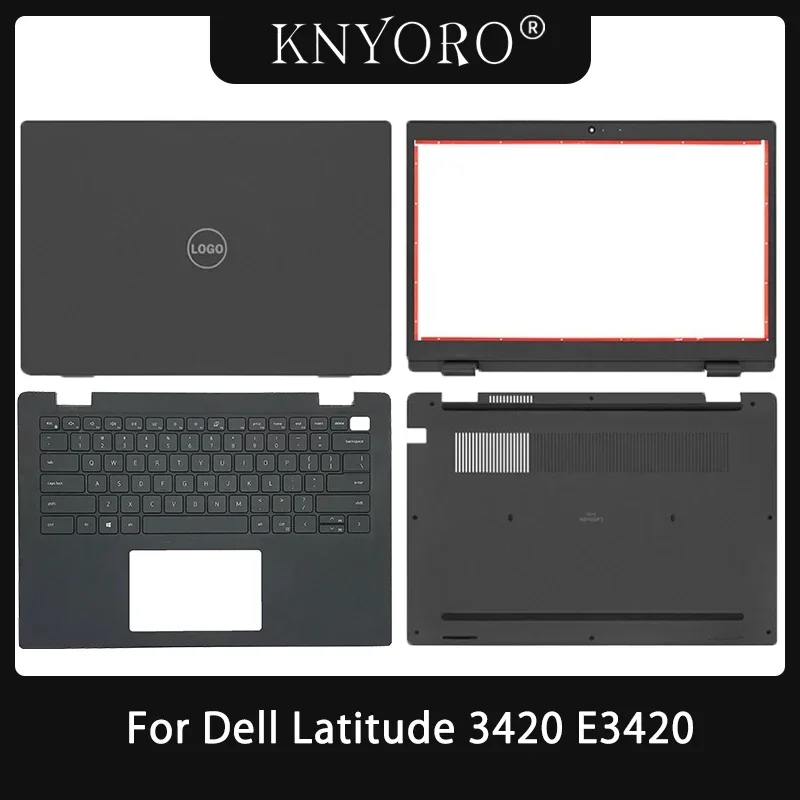 

New For DELL Latitude 3420 E3420 Laptop LCD Back Cover Lid Front Bezel Palmrest Top Case Bottom Base Case 02K5F8 03NVYX 02935X