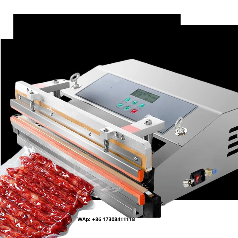 Fully Automatic Commercial for Plastic Aluminum Foil Tea Packaging Small Sized Continuous Sealing Bags Heat Sealing Machine