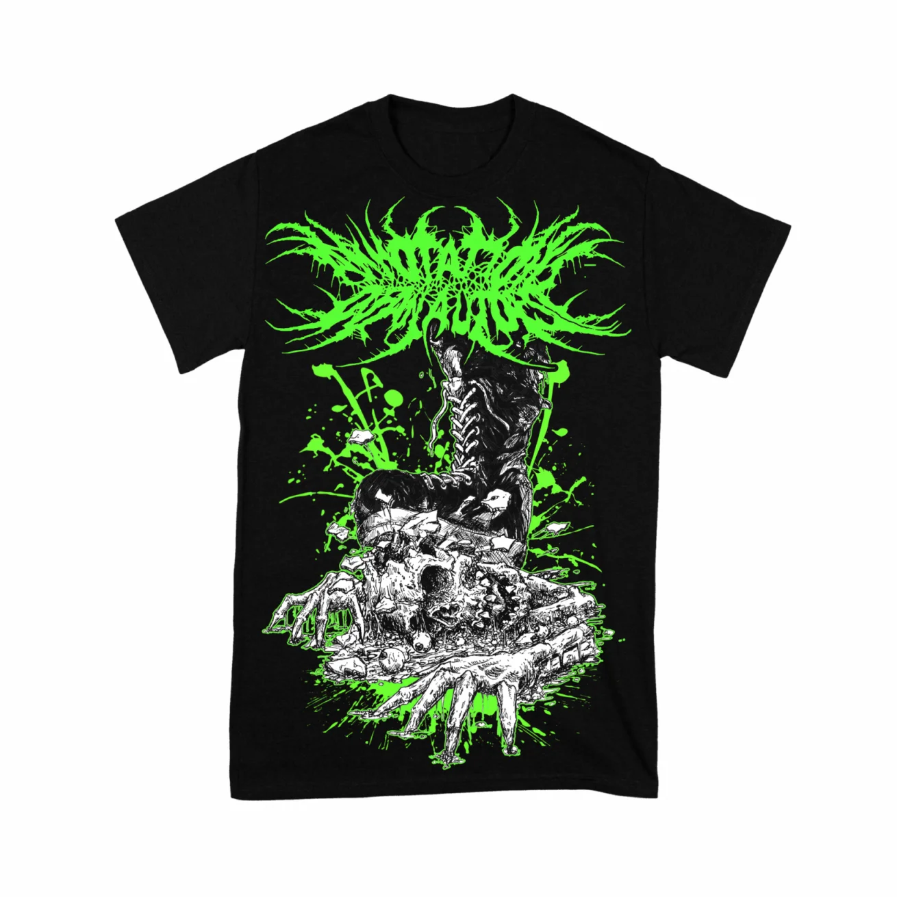 Heavy Mental T-shirt Mens Cotton Tshirt Graphic Tee-shirt Deathcore Autopsy Death Metal Band Shirts Harajuku Streetwear T Shirt