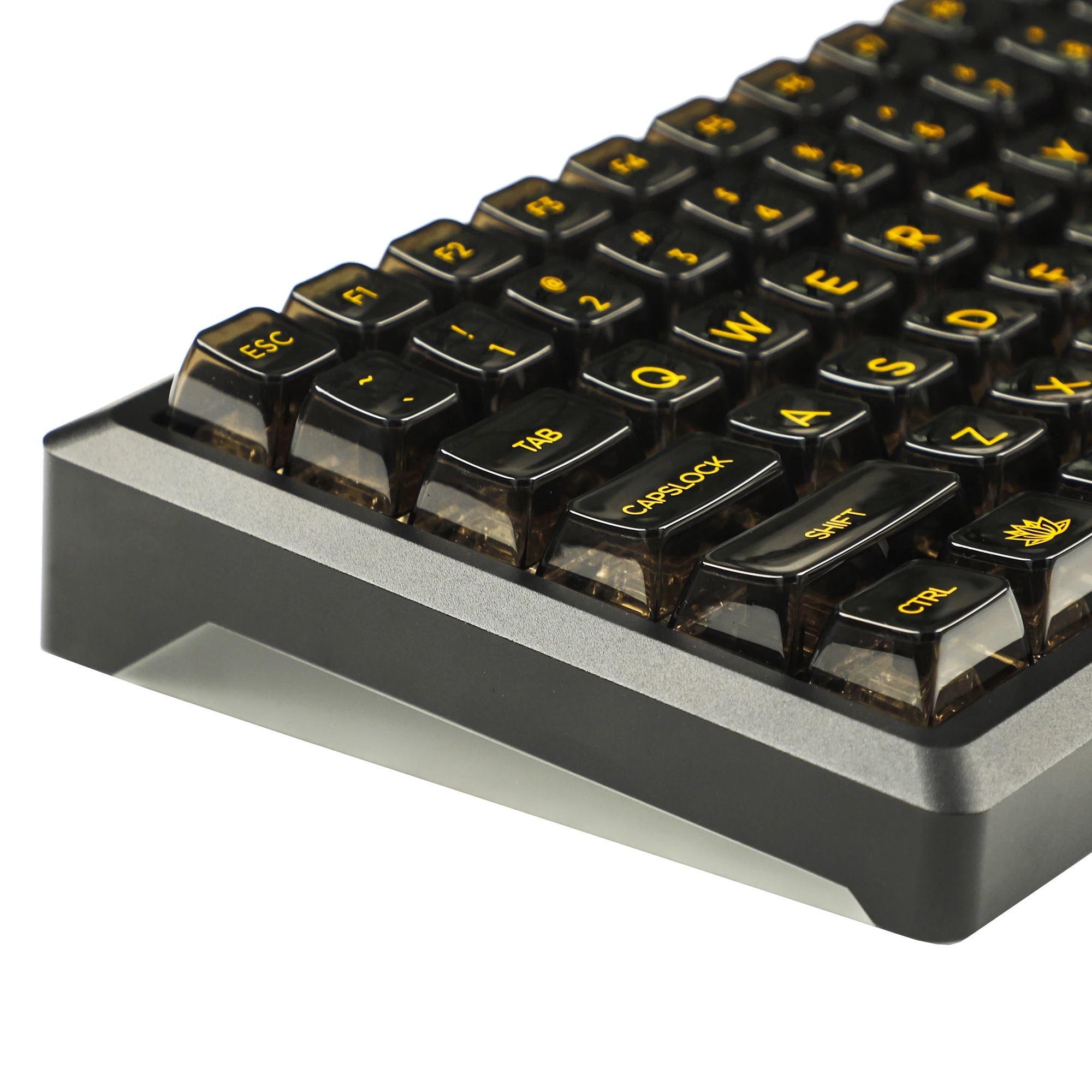 155 Kristall beleuchtete Tasten kappen mda Profil leuchten durch PC für mx mechanische Tastatur 96 87 84 80 75 68 64 Split