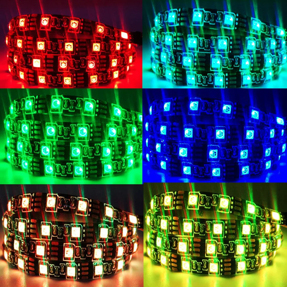 

2M 120Led Rgb Led Strip Lights Smd 5050 Usb Powered Tape Light Color Changing Strip Lighting For Indoor Outdoor Decoration Rope