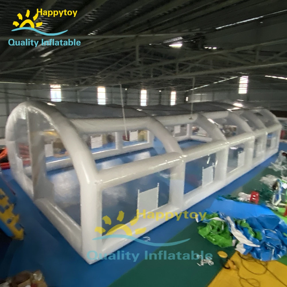 Custom Air Sealed Transparent Clear Tent Frame Tube Inflatable Pool Dome