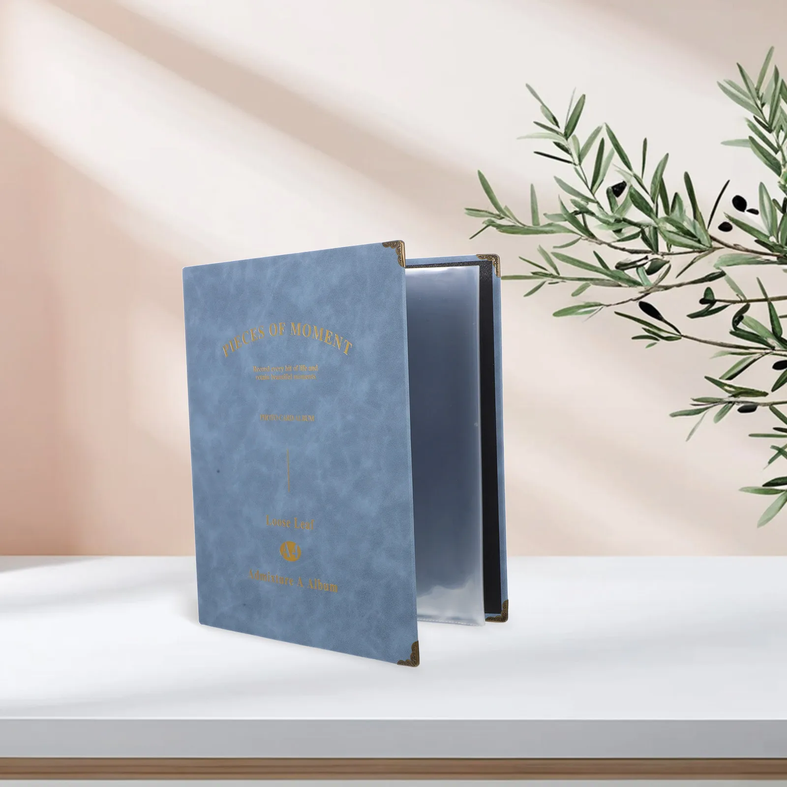 A4 Photo Album Scrapbook Book Keepsake Organizer Waterproof Portable Large Capacity For Cards Tickets Artworks