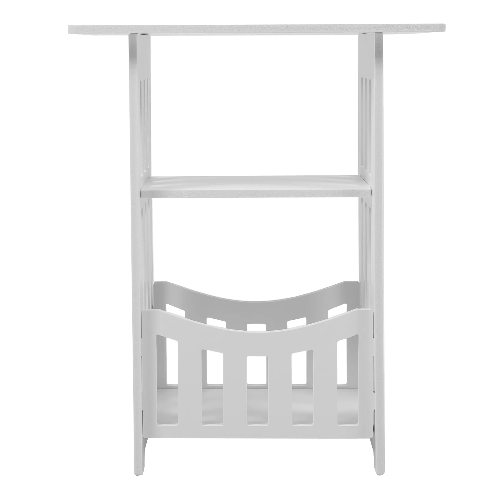 

Bedside Table White Night Stand Home Furniture Simple for Small Spaces Nightstand