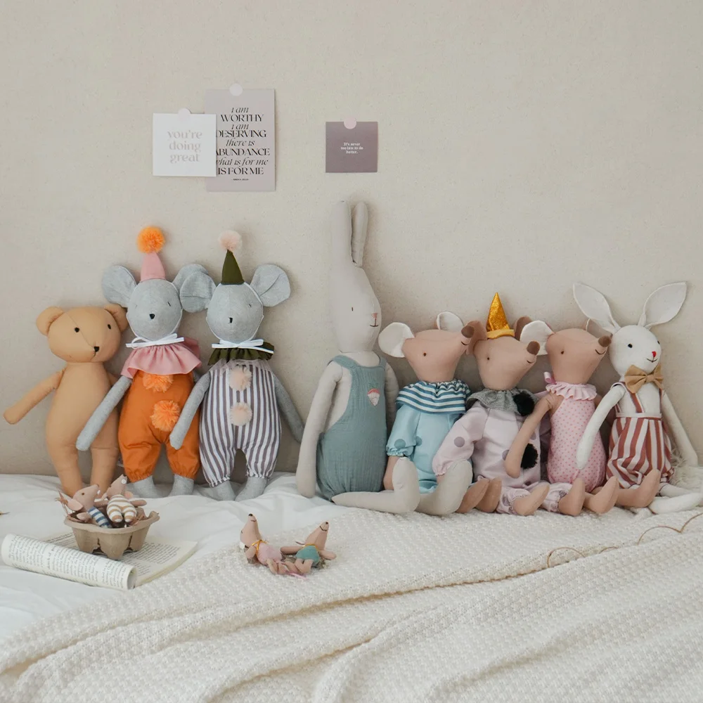 1 pz nuova bambola in cotone e canapa che dorme con bambola rilassante regalo di Natale per bambini
