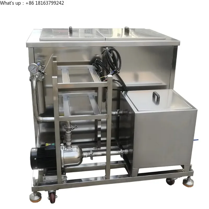 Przemysłowa myjka ultradźwiękowa do metalowych części o pojemności 360L, z możliwością dostosowania rozmiaru, z filtrem oleju.