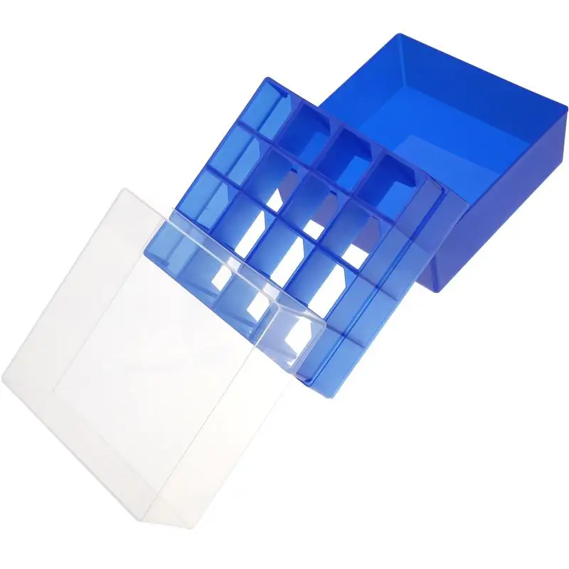 Test Tube Holder Microcentrifuge Tube Box Centrifuge Tube Freezer Storage Microcentrifuge Tube Rack Centrifuge Tube Storage Box