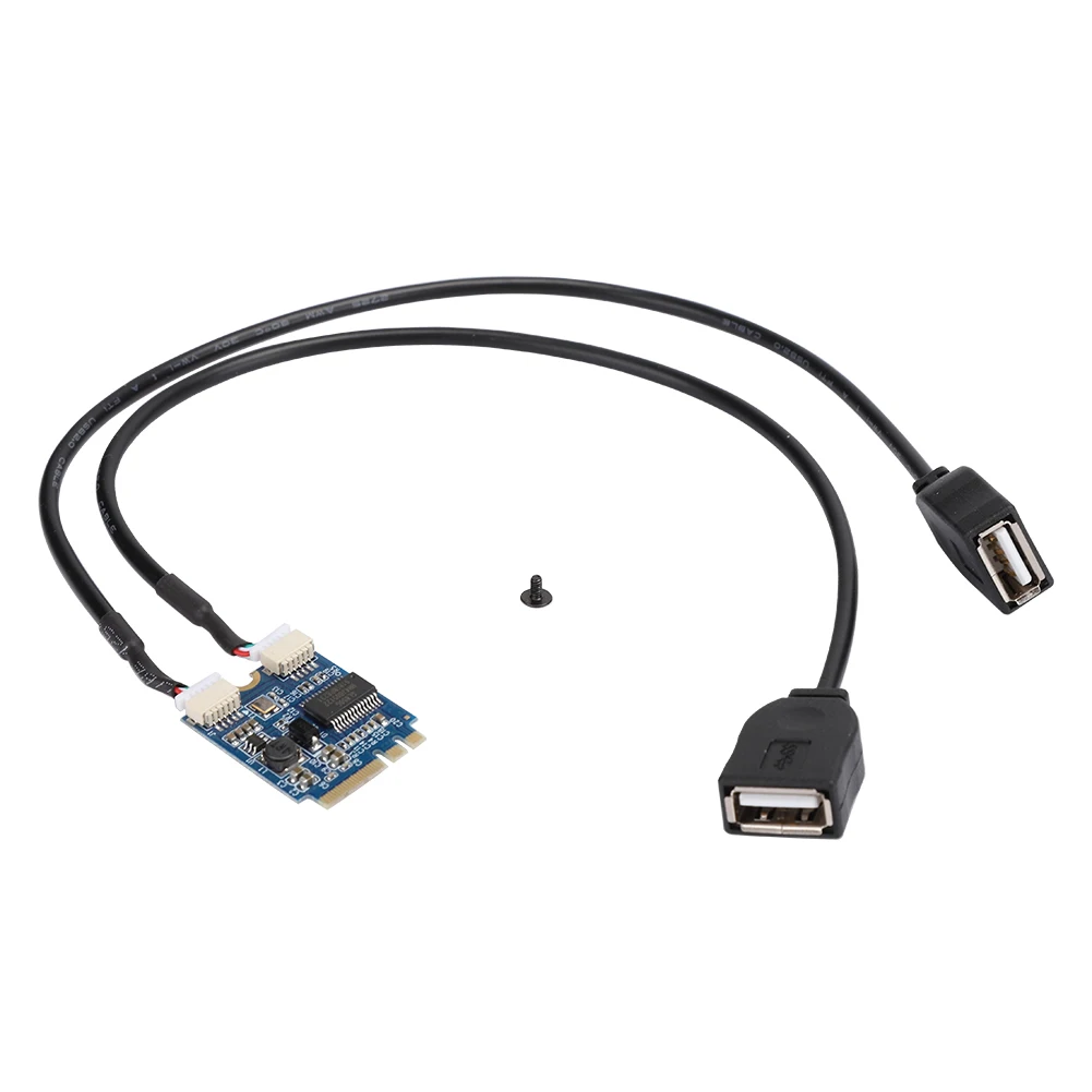 M.2 NGFF إلى بطاقة USB الناهض ، المفتاح ، إلى USB ، بطاقة توسيع الواجهة ، محول كابل منفذ مزدوج