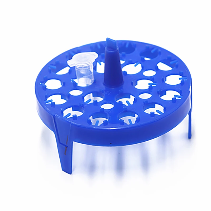 

2pcs , Laboratory Rack for 2ml,1.5ml Centrifuge Pipe Test Tube Plastic Water Bath Float Circular Floating Storage Tray 20-holes