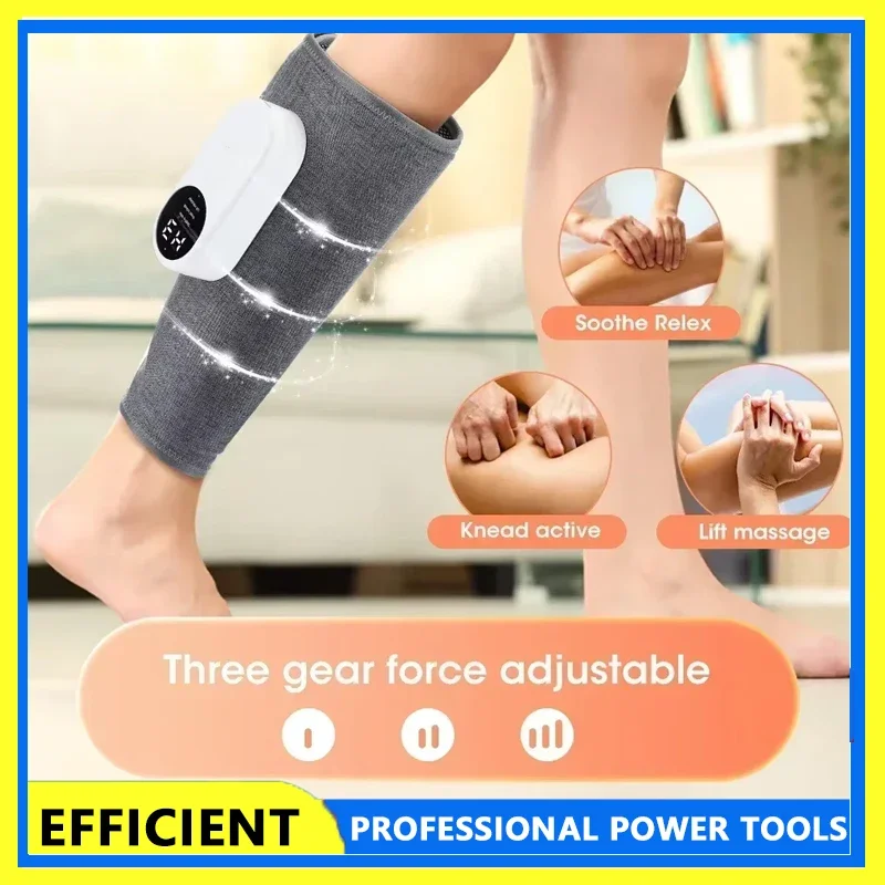 

Eletric Calf Massager 360° Air Pressure 3 Gear Heated Kneading Calf Massage Machine Relieve Leg Muscle Promote Blood Circulation