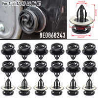 10/20Pc Car Interior Door Card Fastener Clips 8E0868243 For VW Audi A3 8P A4 B6 B7 Trim Panel Mounting Auto Accessories Retainer