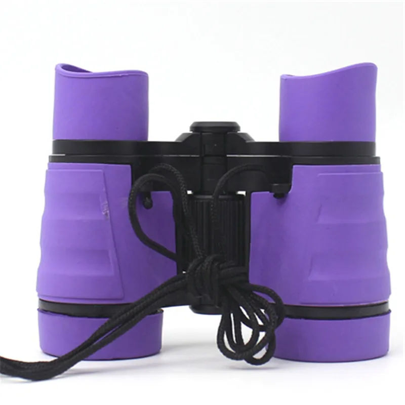 Datyson Children's Binoculars 4X30mm Children's Science Popularization Puzzle Toy Gift Purple Color