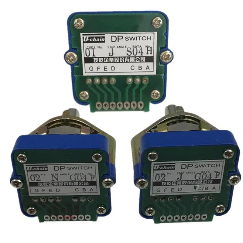 1pc Original U-Chain Digital Code Rotary Switch DP switch O1N 02N 03N 04N 01J 02J 03J 04J 01H