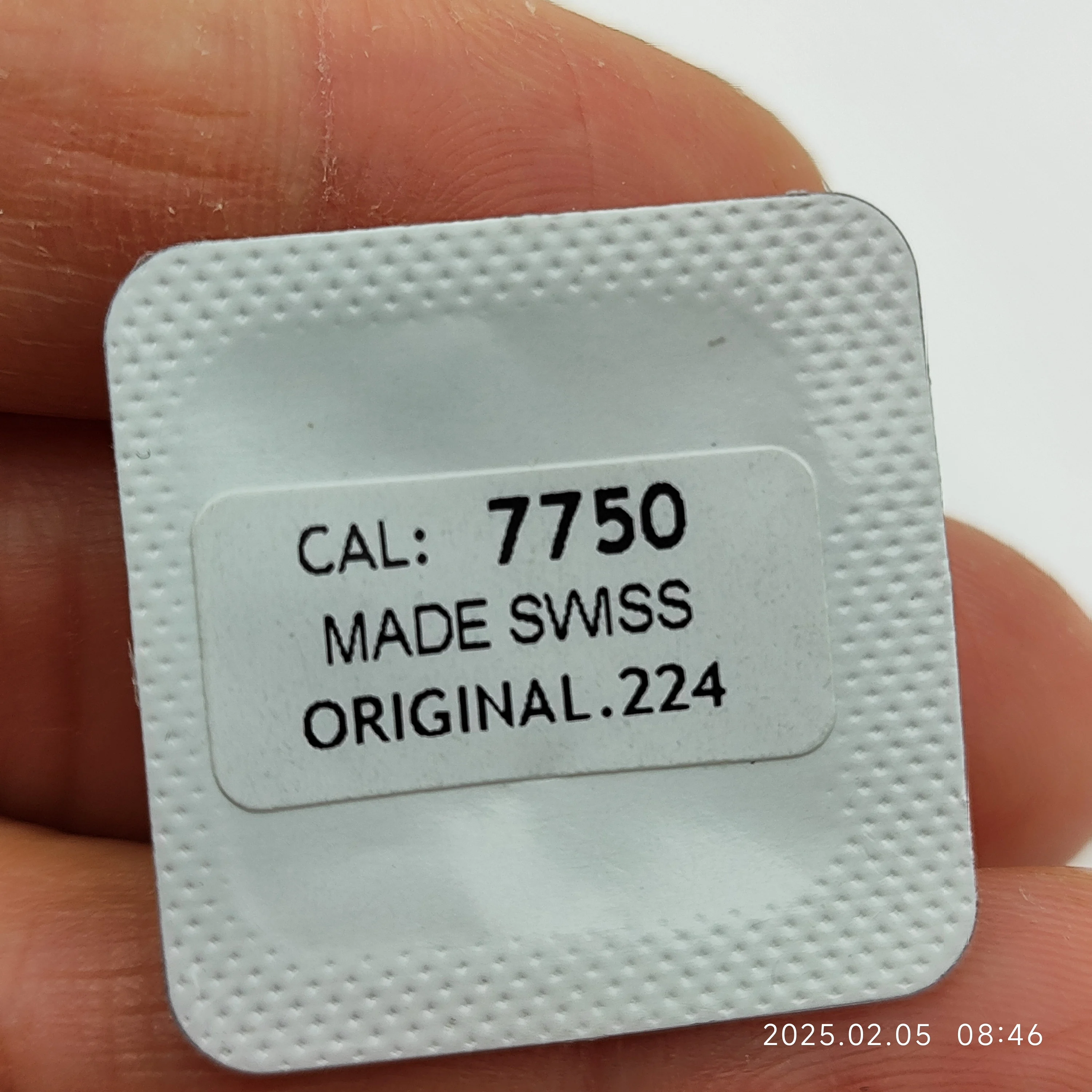 Watch Accessory Movement Accessory Original New ETA 7750 Movement Second Wheel Number 224