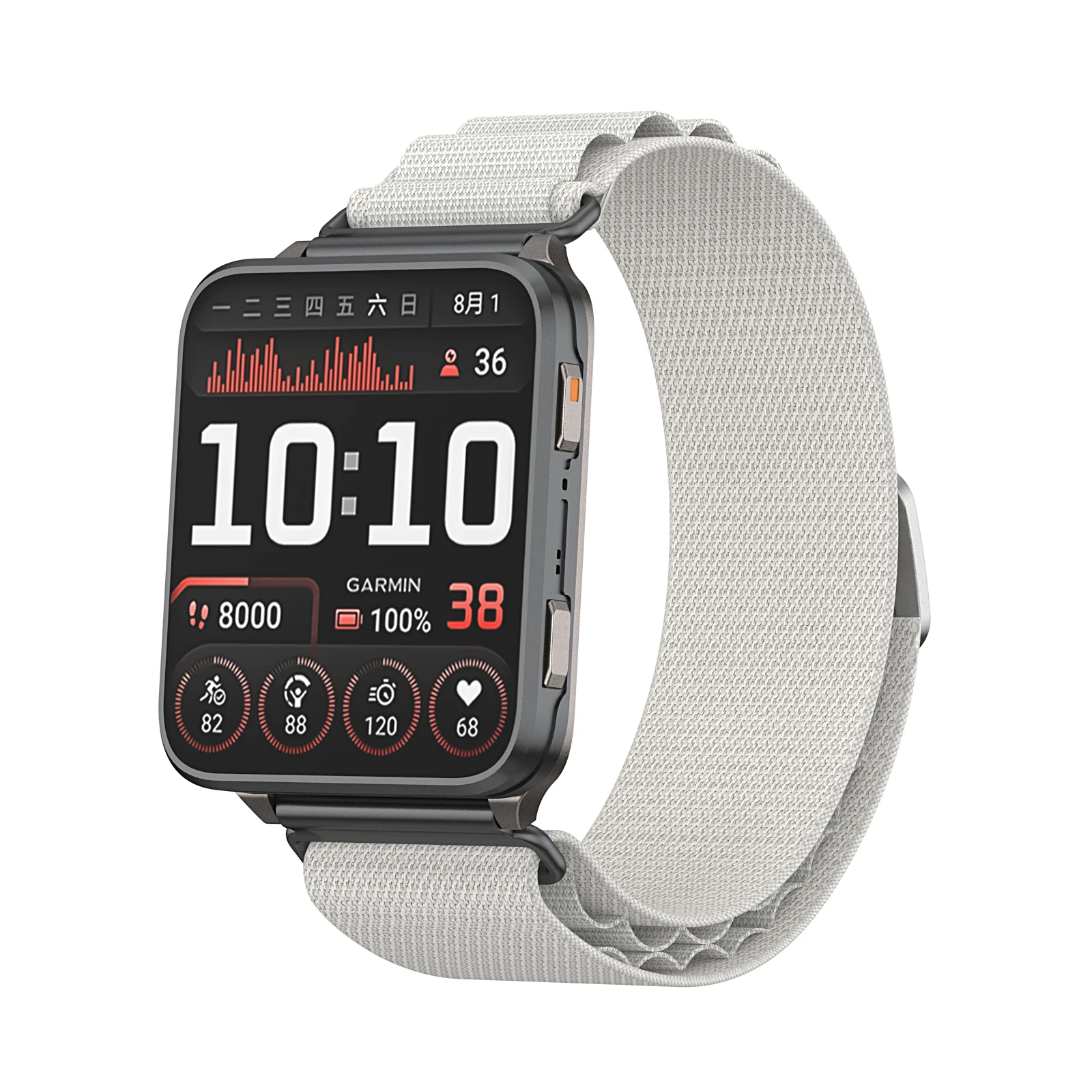 لـ Garmin Venu X1 سوار معصم بديل من النايلون متوافق مع Garmin Venu X1/sunnto 9 7 Smartwatch Correa