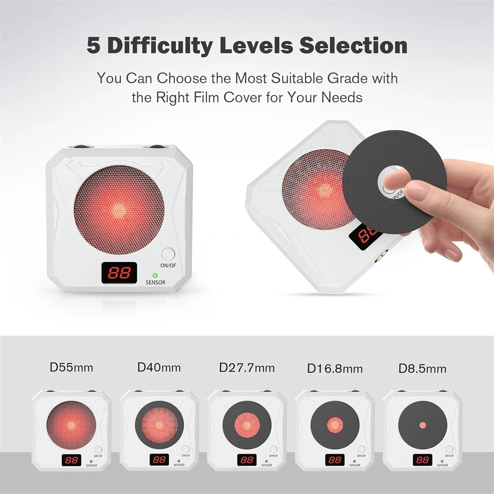 9 مللي متر مجموعة الهدف التدريب على النار الجاف الليزر التدريب رصاصة العد الإلكتروني نظام التدريب الهدف مع خرطوشة الليزر 9x19 مللي متر #3