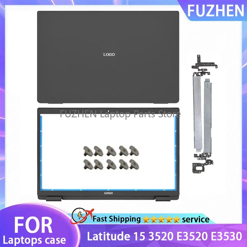 

NEW Laptops Case For DELL Latitude 15 3520 E3520 Notebook Screen LCD Back Cover Front Bezel Hinges