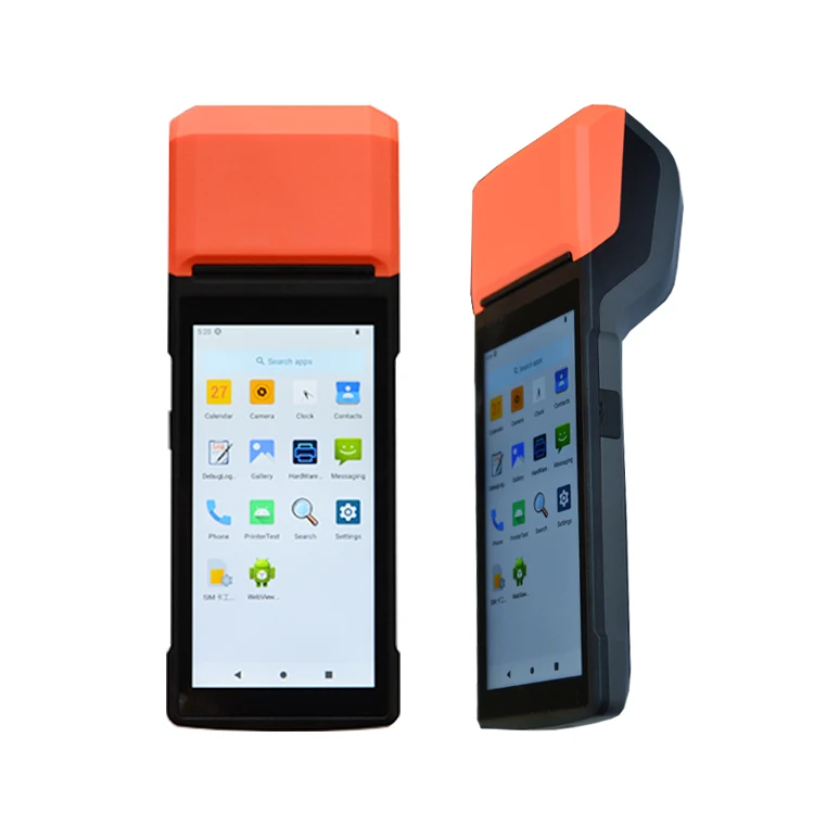 Nuovo design Android 8.1 3G Wireless Terminali per macchine POS mobili da 5,5 pollici per ristorante