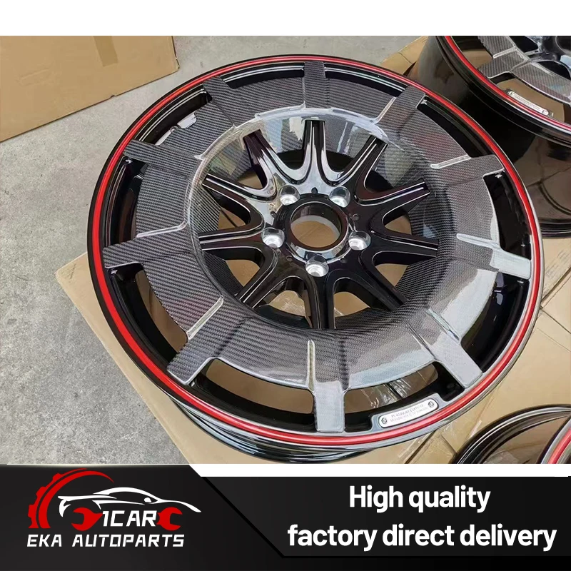 Rocket Style Forged Dry Carbon Fiber Wheels Rims,1:1 Upgrade High‑Quality Forged Carbon Rim for Mercedes‑Benz G‑Class G63 G500